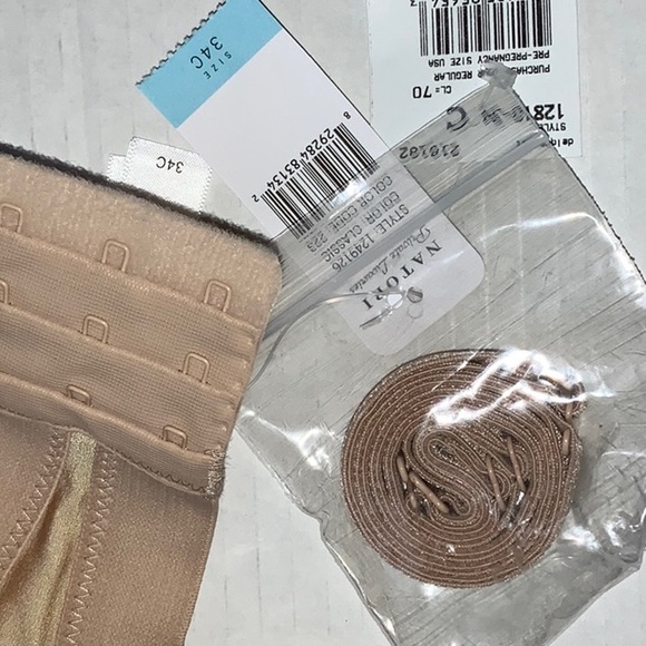 NWT Natori Private Luxuries Bra with Removable Straps - Size 34C - Picture 2 of 5